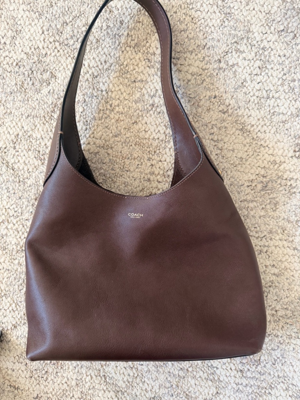 Coach brooklyn 28 Leather Shoulder bag  maple